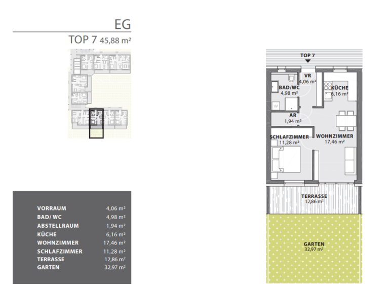 Wohnung zum Kauf - Erstbezug provisionsfrei 151.978 € 2 Zimmer 45,9 m² Fürstenfeld 8280