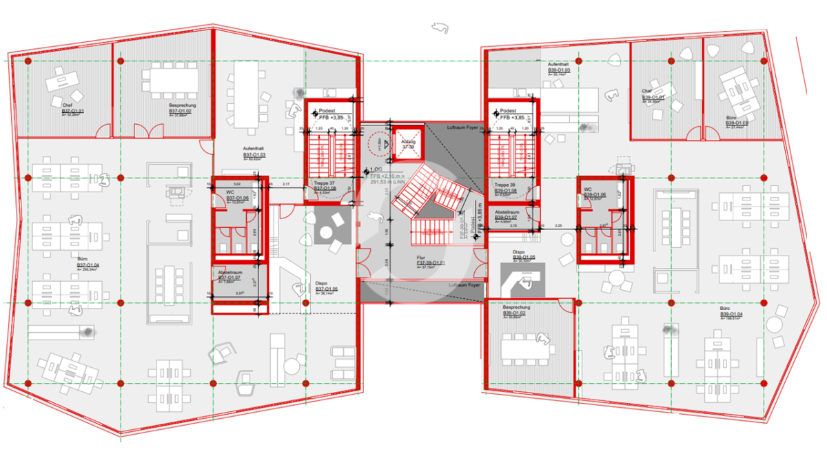 Büro-/Praxisfläche zur Miete provisionsfrei 19 € 448,2 m²<br/>Bürofläche ab 448,2 m²<br/>Teilbarkeit Zuffenhausen - Schützenbühl Stuttgart, Zuffenhausen 70435