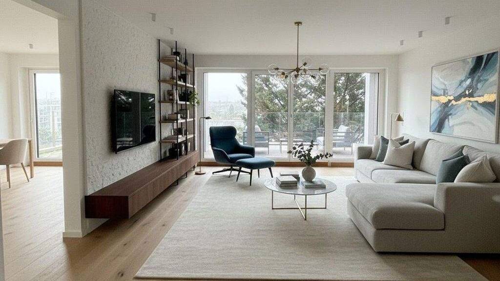 Wohnung zur Miete - Erstbezug 1.410 € 2 Zimmer 51,3 m² 3. Geschoss Heiligenstädter Straße 395a Wien 1190