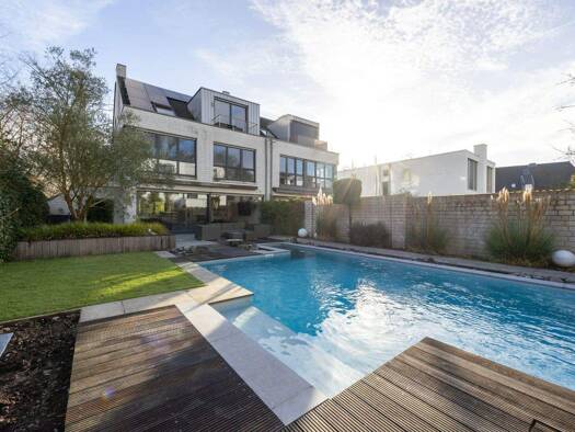 Doppelhaushälfte zum Kauf 1.425.000 € 7 Zimmer 218 m² 440 m² Grundstück Gnadental Neuss 41468