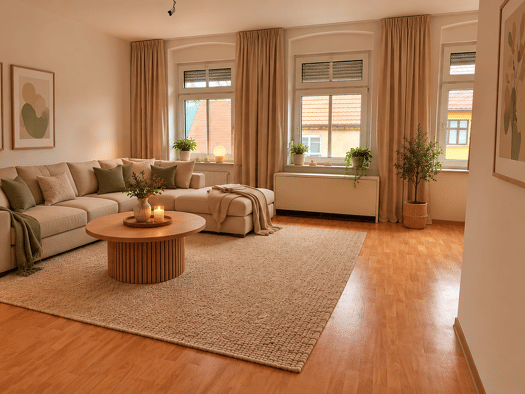Wohnung zur Miete 342 € 2 Zimmer 53 m² 1. Geschoss Förstergasse 55 Wörlitz Oranienbaum-Wörlitz 06785