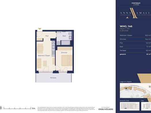Wohnung zur Miete 660 € 2 Zimmer 53 m² frei ab sofort Nordvorstadt Weimar 99423