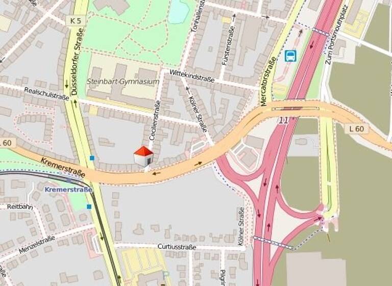 Lagerhalle zur Miete 200 € 72 m²<br/>Lagerfläche Cecilienstr. 36 Dellviertel Duisburg 47051