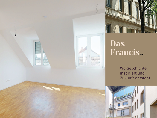 Wohnung zur Miete 2.050 € 4 Zimmer 121,1 m² Dachgeschoss, 4. Geschoss Moningerstraße 7 Weststadt Karlsruhe 76135