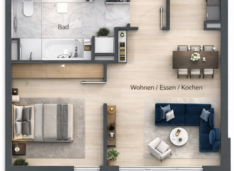 Wohnung zum Kauf 378.000 € 3 Zimmer 72,8 m² 1. Geschoss frei ab sofort Dambach Fürth 90768