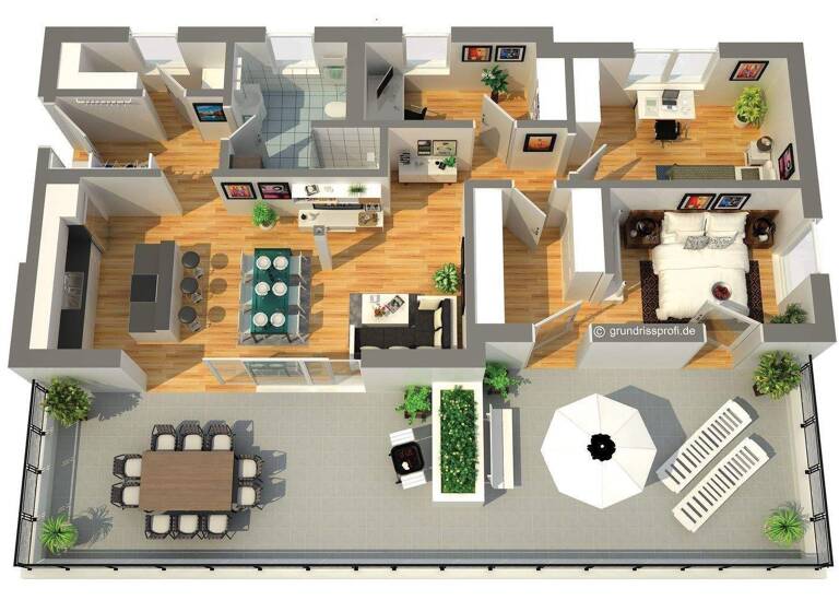 Penthouse zum Kauf provisionsfrei 4 Zimmer 111 m² Katzenberg 2 Landau Landau an der Isar 94405