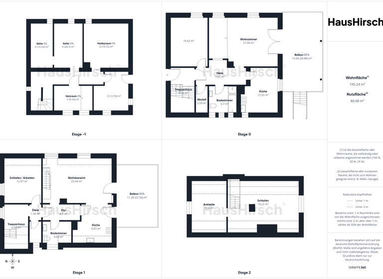 Mehrfamilienhaus zum Kauf 7 Zimmer 172 m² 760 m² Grundstück Unterföhring 85774