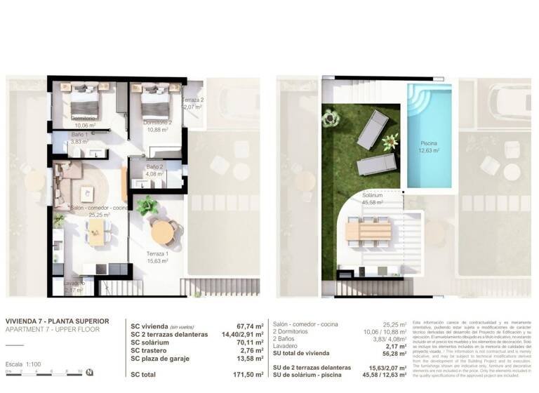 Bungalow zum Kauf provisionsfrei 290.900 € 3 Zimmer 67 m² 65 m² Grundstück Calle de las Palmas, 29 Lo Pagan 30740