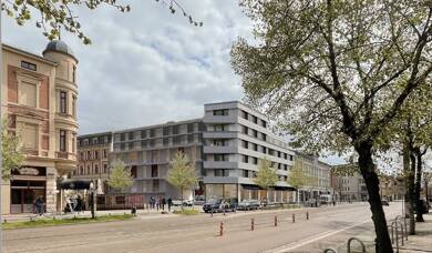 Wohnung zur Miete - Erstbezug 1.106 € 3 Zimmer 82 m² 1. Geschoss Ludwig-Wucherer-Str. / Reilstraße Paulusviertel Halle (Saale) 06114