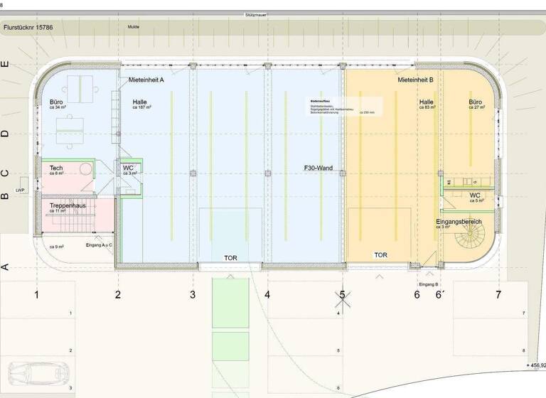 Halle/Industriefläche zur Miete - Erstbezug 9.696 € 808 m² Lagerfläche Killwies 6 Hilzingen 78247