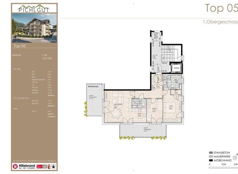 Wohnung zum Kauf 498.000 € 3 Zimmer 79,9 m² 1. Geschoss Bruck an der Großglocknerstraße 5671