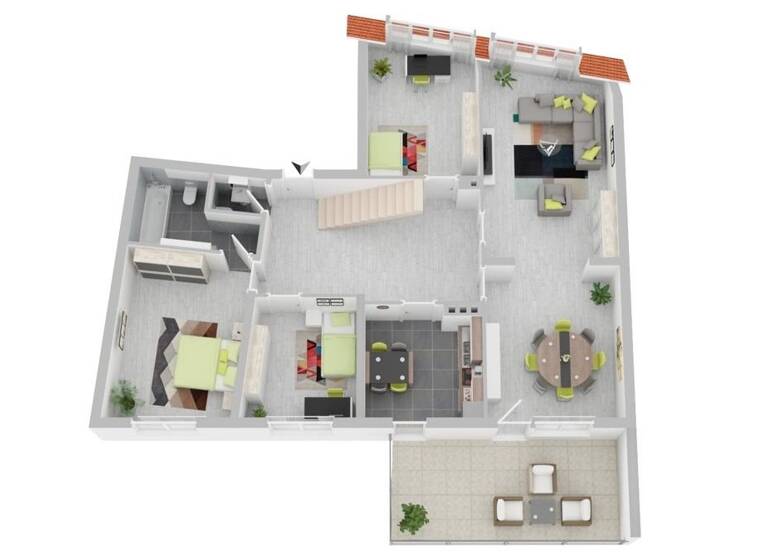 Wohnung zum Kauf 1.100.000 € 6 Zimmer 221 m²<br/>Wohnfläche Dachgeschoss<br/>Geschoss Centrum Münster 48149