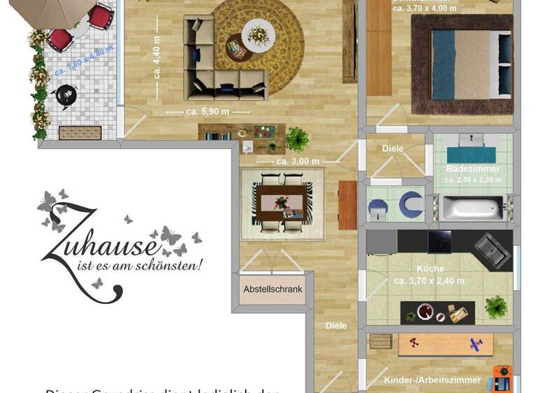 Wohnung zur Miete 565 € 3 Zimmer 89 m² 3. Geschoss frei ab 15.04.2026 Rentforter Straße 52 Mitte Gladbeck 45964