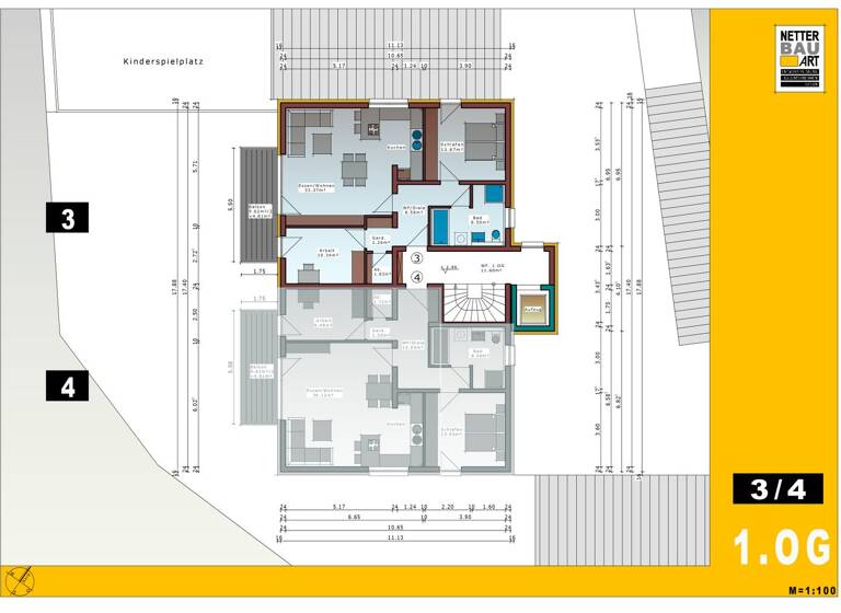 Studio zum Kauf - Erstbezug provisionsfrei 341.600 € 3 Zimmer 81,3 m² Solnhofen 91807