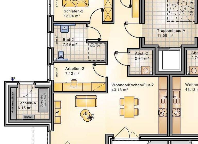 Wohnung zum Kauf 338.680 € 3 Zimmer 84,7 m² Wiefelstede 26215