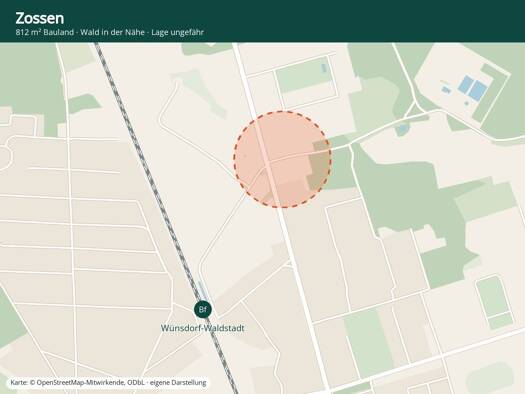 Grundstück zum Kauf 155.000 € 812 m² Grundstück Wünsdorf Zossen 15806