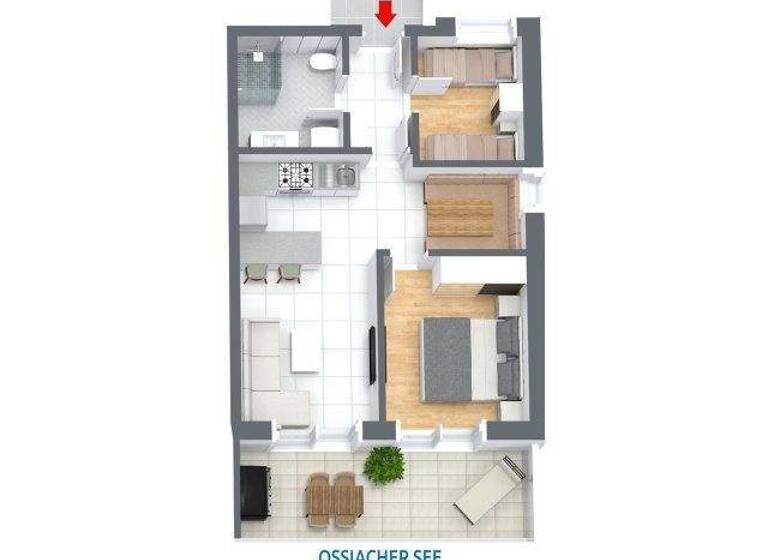 Wohnung zum Kauf 459.000 € 3 Zimmer 47 m² Steindorf am Ossiacher See 9551