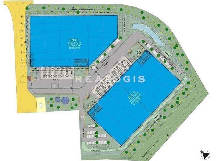 Halle/Industriefläche zur Miete - Erstbezug provisionsfrei 22.737 m² Lagerfläche teilbar ab 11.200 m² Grimma 04668