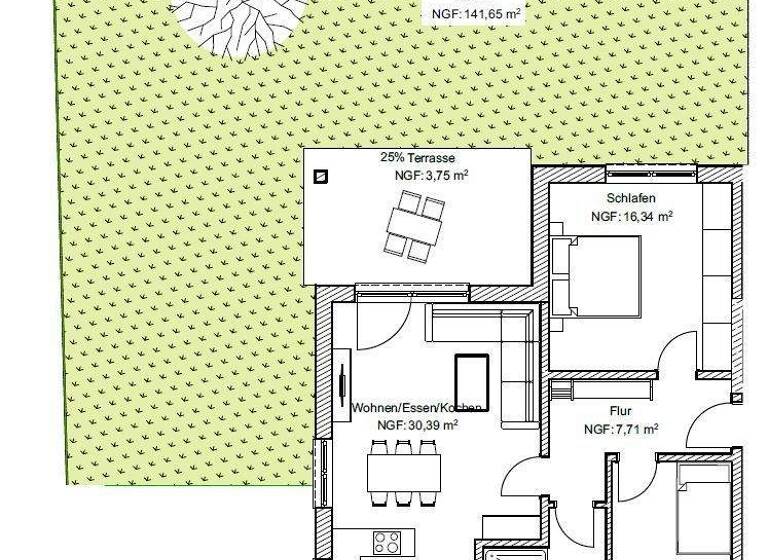 Wohnung zum Kauf provisionsfrei als Kapitalanlage geeignet 489.450 € 3 Zimmer 83,9 m² Rosenstraße Nordendorf 86695