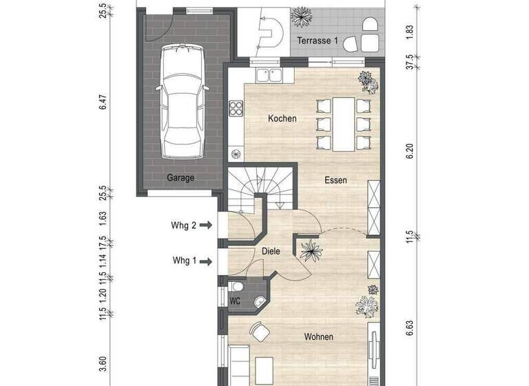 Mehrfamilienhaus zum Kauf 395.000 € 11 Zimmer 256 m² 270 m² Grundstück Datteln 45711