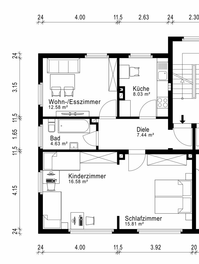 Wohnung zur Miete 455 € 2 Zimmer 65 m²<br/>Wohnfläche 1.<br/>Geschoss Mitte I Gladbeck 45964