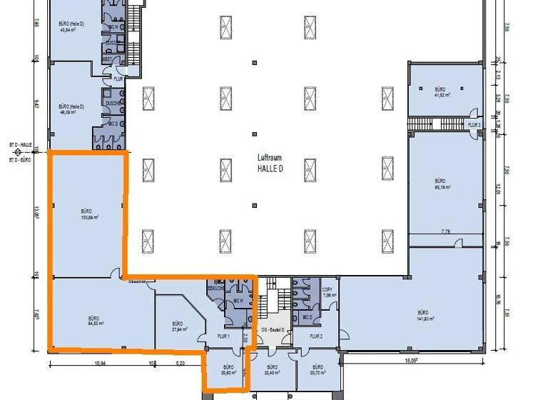 Bürofläche zur Miete provisionsfrei 321 m² Bürofläche St. Lorenz Nord Lübeck 23556
