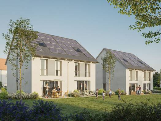 Doppelhaushälfte zum Kauf - Erstbezug provisionsfrei 399.000 € 4 Zimmer 123 m² 227 m² Grundstück Ortenberg Ortenberg 63683