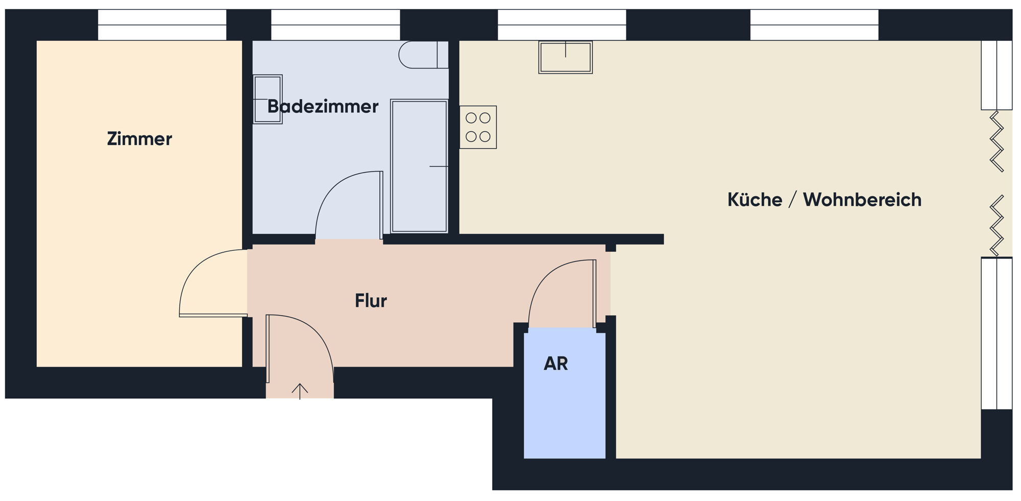 Wohnung zum Kauf 2 Zimmer 64 m²<br/>Wohnfläche EG<br/>Geschoss Heldenstraße 44a Feldkirch 6800