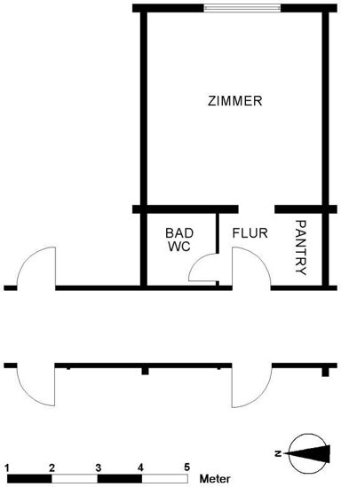 Wohnung zur Miete 208 € 1 Zimmer 22,5 m² 6. Geschoss frei ab 01.11.2024 Freigebiet 1 Mitte - Süd Bremerhaven 27568