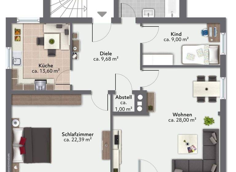 Wohnung zum Kauf 465.000 € 3 Zimmer 95 m² Burgau Wasserburg am Inn 83512