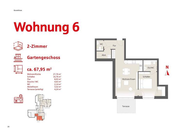 Wohnung zum Kauf - Erstbezug 354.000 € 2 Zimmer 68 m² Salzhausen 21376
