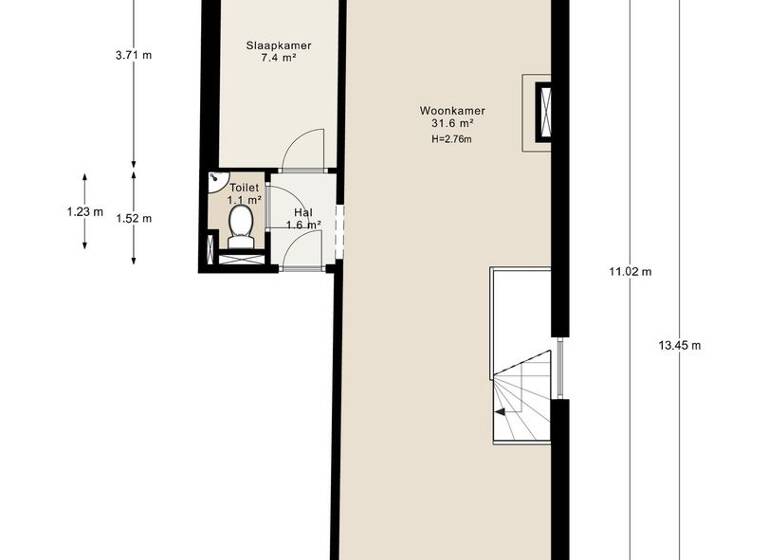 Haus zum Kauf 1.195.000 € 4 Zimmer 131 m² wanningstraat 2 2 amsterdam 1071 LB