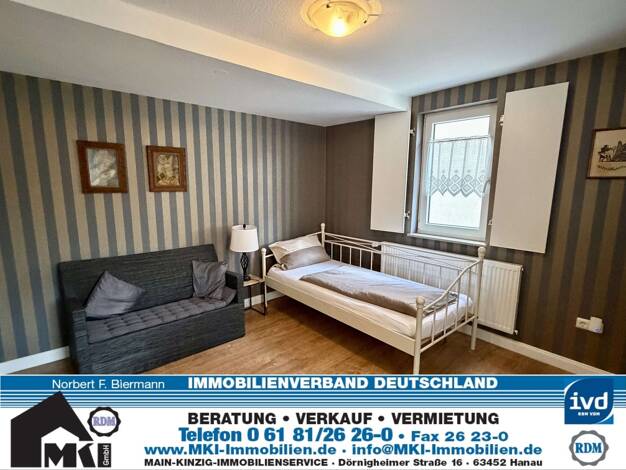 Wohnung zur Miete 620 € 2 Zimmer 62 m² 1. Geschoss Meerholz Gelnhausen Merrholz 63571