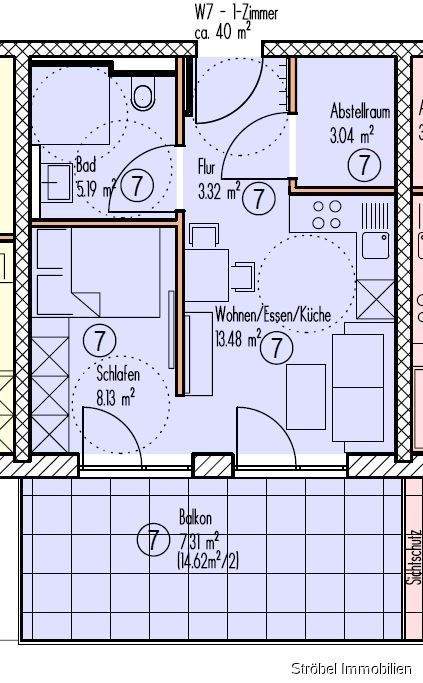 Immobilie in Wilburgstetten - Spirea in Wilburgstetten - ein Neubau, der verbindet. Modernes Wohnen und herzliche Gemeinschaft unter einem Dach - Bild 4