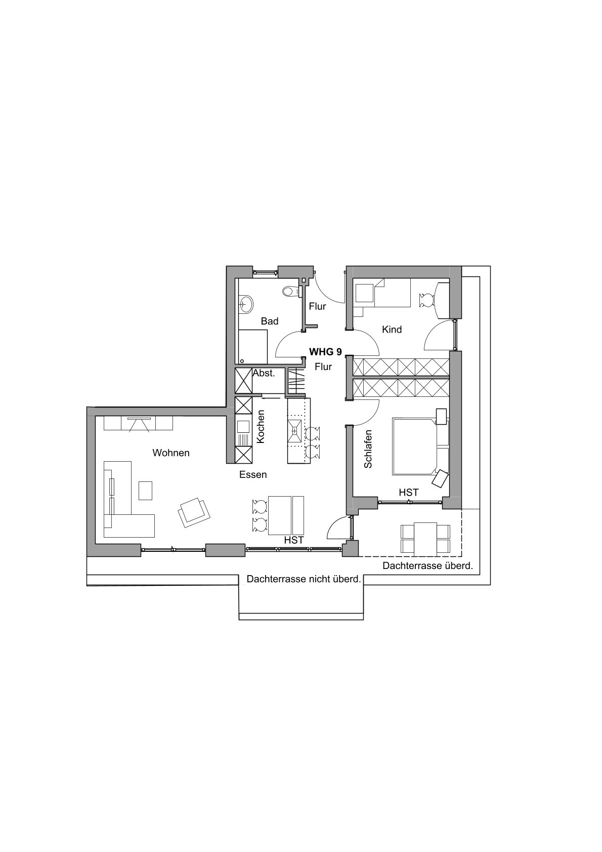 Penthouse zum Kauf provisionsfrei 537.000 € 3 Zimmer 85,7 m²<br/>Wohnfläche Grötzingen Aichtal / Grötzingen 72631