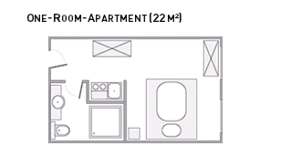 Wohnung zur Miete Wohnen auf Zeit 1.500 € 1 Zimmer 19 m²<br/>Wohnfläche 04.12.2024<br/>Verfügbarkeit Flughafenstraße Griesheim 64347