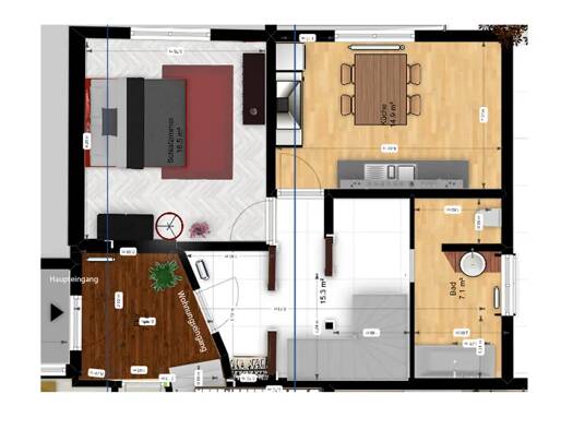 Maisonette zur Miete 660 € 1 Zimmer 80 m² Geschoss 1/2 frei ab 01.03.2026 Flettmar Müden (Aller) 38539
