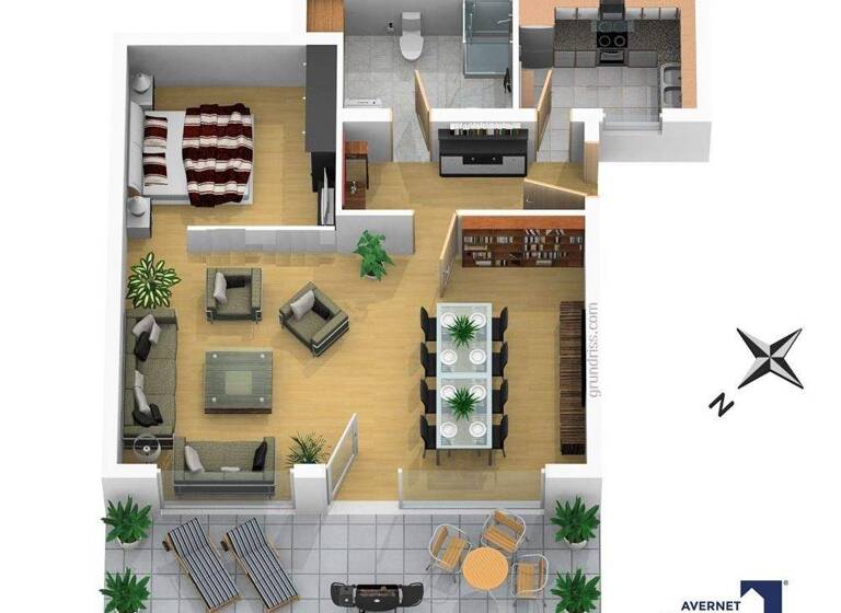 Wohnung zur Miete 890 € 1,5 Zimmer 60 m² EG frei ab 01.04.2026 Lörrach 79539