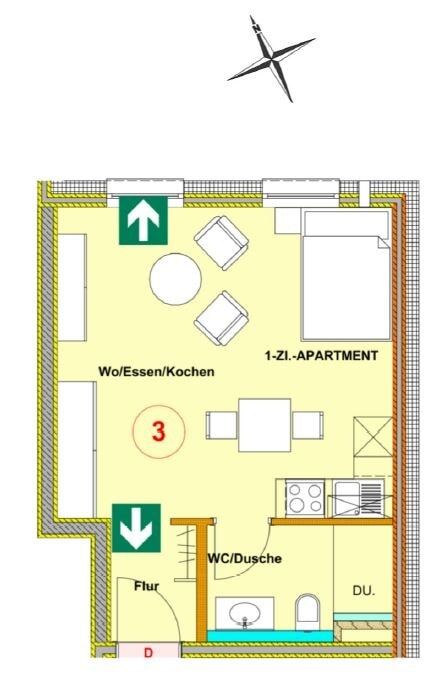 Studio zur Miete 750 € 1 Zimmer 31,9 m²<br/>Wohnfläche ab sofort<br/>Verfügbarkeit Pfullendorf Pfullendorf 88630