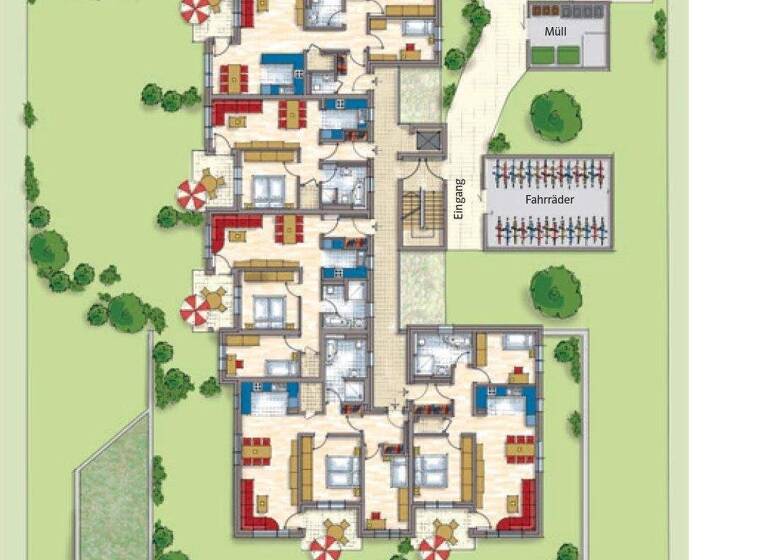 Wohnung zum Kauf - Erstbezug provisionsfrei 4 Zimmer 106,3 m² 1. Geschoss Weiterndorf Heilsbronn 91560