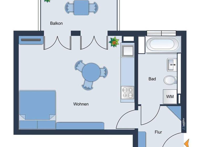 Studio zum Kauf 450.000 € 1 Zimmer 38 m² 3. Geschoss Maxvorstadt München 80335