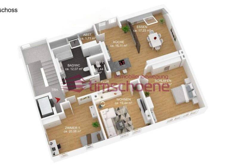 Wohnung zum Kauf 333.000 € 4 Zimmer 131 m² 3. Geschoss frei ab sofort Arnstadt 99310