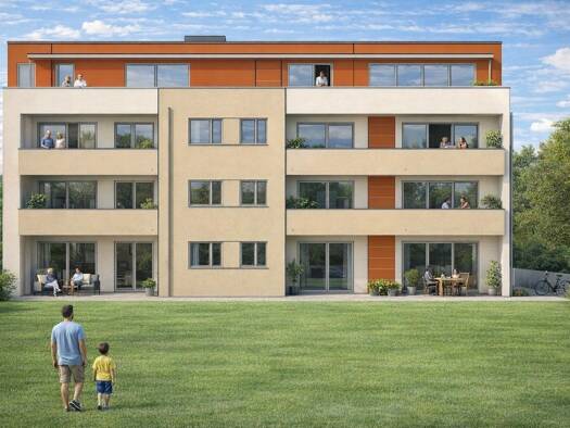 Mehrfamilienhaus zum Kauf provisionsfrei 359.100 € 2 Zimmer 63 m² Karlsdorfer Straße 11 Bruchsal Bruchsal 76646