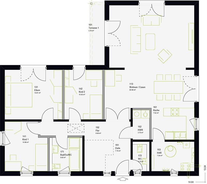 Bungalow zum Kauf provisionsfrei 669.000 € 4 Zimmer 136 m²<br/>Wohnfläche 875 m²<br/>Grundstück Walsdorf Idstein 65510