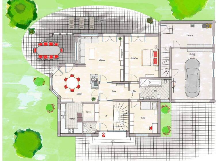 Mehrfamilienhaus zum Kauf 580.000 € 6 Zimmer 230 m² 1.124 m² Grundstück frei ab sofort Euerbach 97502