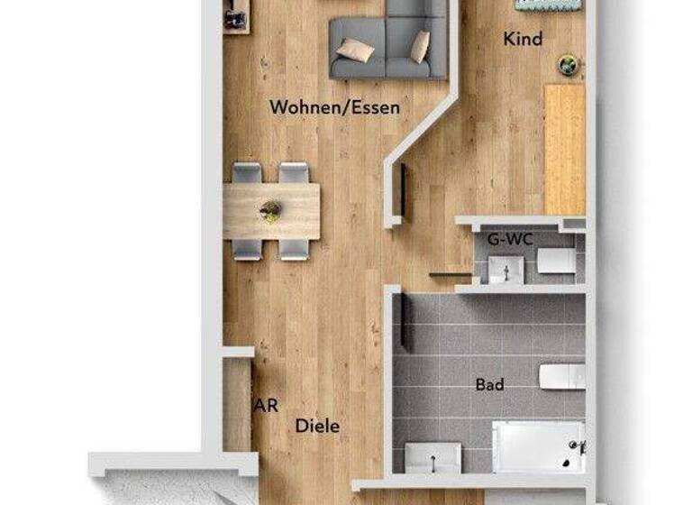 Wohnung zum Kauf 295.000 € 3 Zimmer 75 m² EG Lützenkirchen Leverkusen / Lützenkirchen 51381