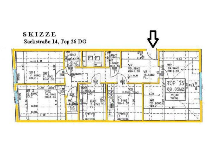 Wohnung zur Miete 712 € 3 Zimmer 89,1 m² Sankt Leonhard Graz 8010