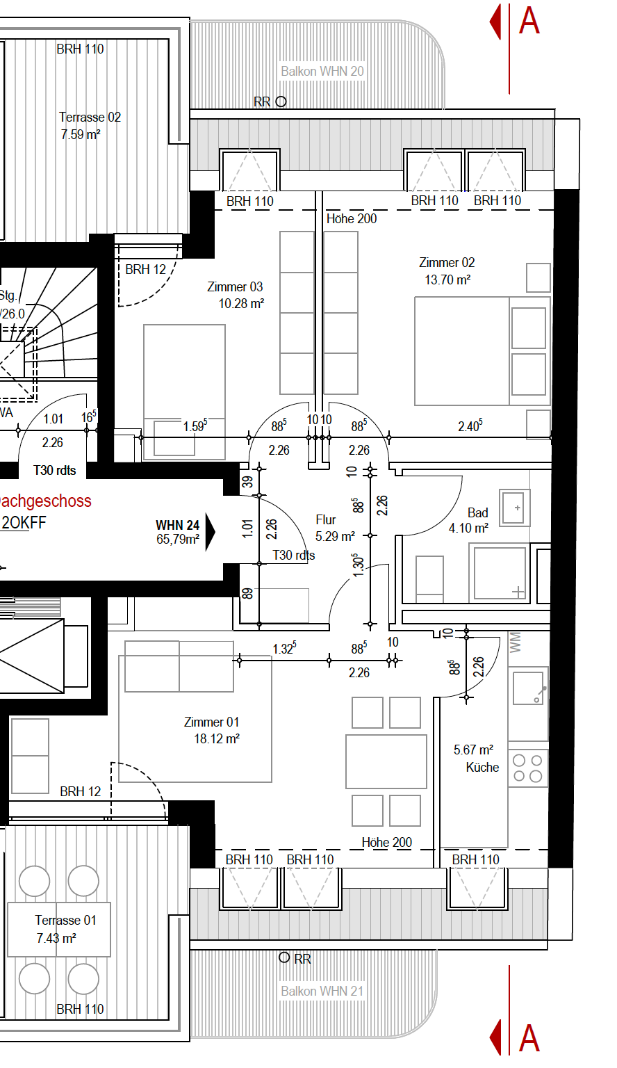 Wohnung zur Miete 1.794 € 3 Zimmer 65,8 m²<br/>Wohnfläche 6.<br/>Geschoss Rummelsburg Berlin 10317