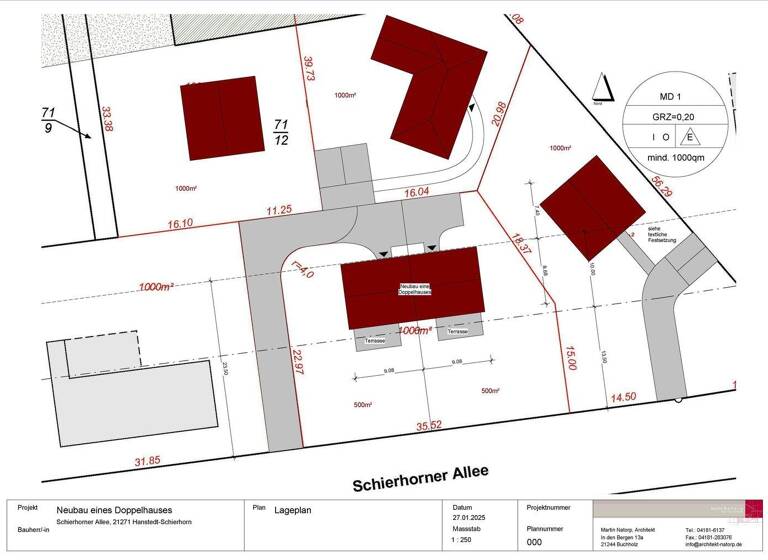 Doppelhaushälfte zur Miete - Erstbezug 1.725 € 4 Zimmer 120 m² 500 m² Grundstück Schierhorn Hanstedt 21271