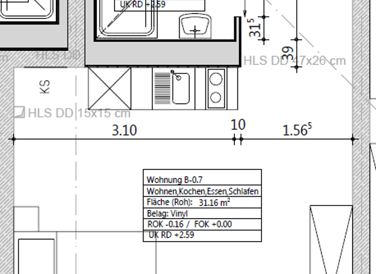 Studio zur Miete 380 € 1 Zimmer 39 m² EG frei ab sofort Am Stadtpark 3 Roding 93426